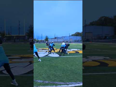 This Block Looked PAINFUL 😳💨 #viral #football #shorts #sports