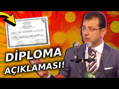 Ekrem İmamoğlu'ndan FLAŞ Diploma Açıklaması! Yıllar Önce Diploma Hakkında Bunları Söylemişti!