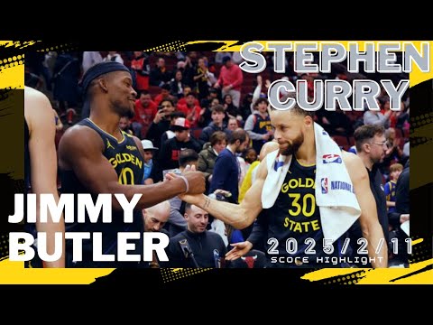 #NBA 【咖哩吉巴聯手合得58分】 得分精華 ｜20250211｜#jimmybutler #StephenCurry