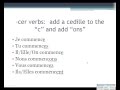 Conjugating Ger and Cer Verbs in French