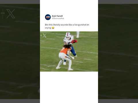 Josh Allen Crying To The Ref ๐ #broncos #shorts