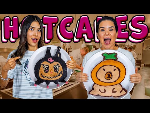 LABUBU VS CAPIBARA en HOTCAKES nivel EXPERTO | Ana Emilia