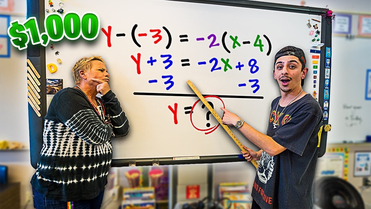 Giving Teachers 1, 000 If They Can Answer This Question.