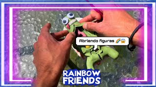 Abriendo figuras de Rainbow 🌈 Friends 🍊🔵🟩 (blue orange green) (operación triple) #rainbowfriends