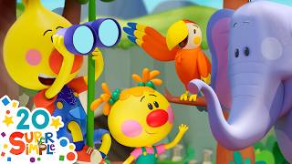 There's An Animal That I See | Explore and Discover Animals! | Super Simple Songs