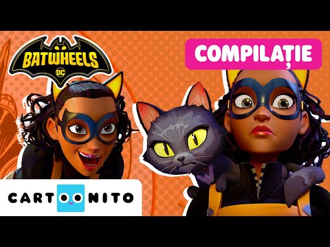 🐈 TOP 4 🐈 Cele mai bune momente cu Catwoman | BatRoți | Desene animate pentru copii | @CartoonitoRO