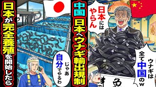 【スカッと】中国が日本へのウナギを輸出規制「ウナギは全て中国のw日本にはやらん」→「じゃあ結構」日本がウナギの完全養殖を開始したら、世界が絶句【漫画】【アニメ】【スカッとする話】【2ch】