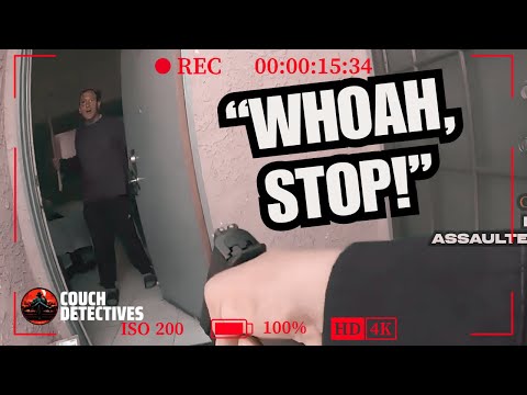 Police Shoot Man After He Assaults His Mother With A Stick - Bodycam