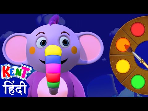 Kent Monster Face Painting | Learn Colors | Fun Kids Cartoon and Learning videos | Hooplakidz Hindi