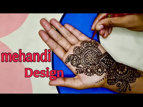 Easy style mehndi design for hand/ best mehndi design