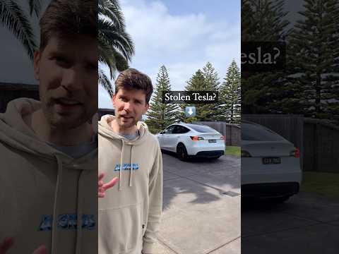 This is why nobody steals a Tesla ๐ฅต #tesla #teslamodely
