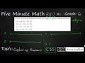 Ordering Integers on a Number Line