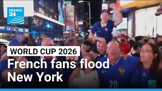 YouTube video thumbnail: French Fans Flood New York Ahead of World Cup Opener