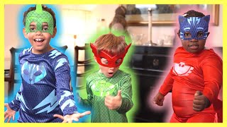 PJ Masks in Real Life: Fixing The Boo Boo with Catboy | Halloween PJ Masks
