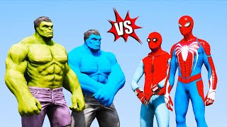 Hulk Brothers vs Spider Man Brothers The Ultimate Battle Begins! 🕷️💪