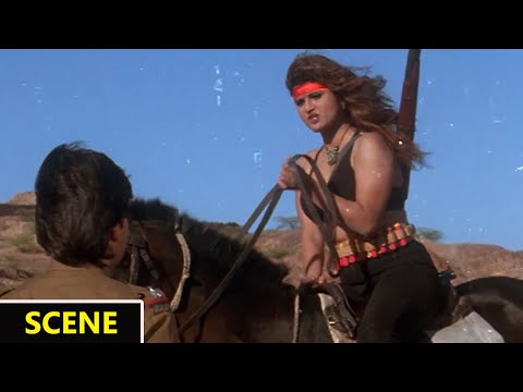 मुन्नी बाई एक हवा है उसको कोई नहीं पकड़ सकता | मुन्नी बाई मूवी एक्शन सीन | जोगिन्दर | दुर्गेश नंदिनी