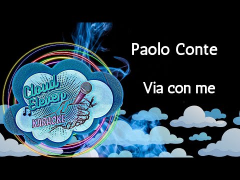 Paolo Conte – Via con me – karaoke – instrumental
