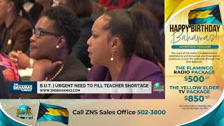 YouTube video thumbnail: Bahamas Union of Teachers: Urgent Need To Fill Teachers Shortage