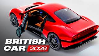 All-New British Sports Cars with Exquisite Designs & Loud Engines for 2026-2027