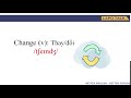 Understanding Change Concepts and Sections