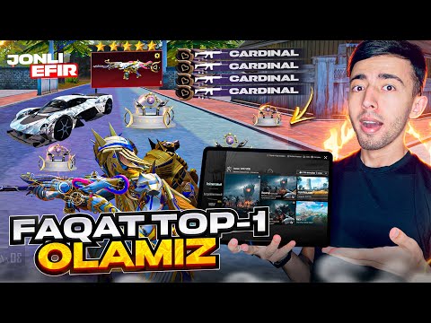 FAQAT TOP-1 va QIZIQARLI LOBBI QILAMIZ🔥 PUBG MOBILE!!!