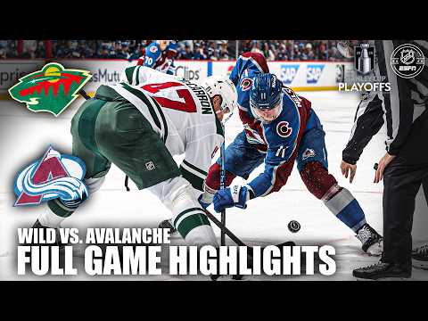 2nd Round – Game 2: Minnesota Wild vs. Colorado Avalanche | Full Game Highlights | ESPN NHL