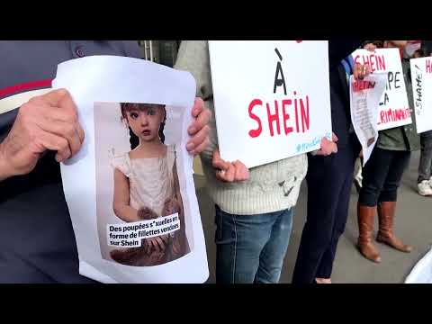 YouTube video thumbnail: Shein Bans Childlike Sex Dolls After France Threatens Action