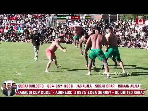 SEMI 2 - Azaad Punjab Kesari Kabaddi Cup 2025 - Vancouver Richmond Vs. Abbotsford Sarhala Ranuan
