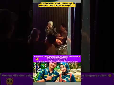 gemes 💞Valen pegang erat g mau lepas bikin yang nonton senyum senyum 🤭#valen #milen #mila #shorts