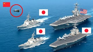 Chinese Fighter Jetі Attack US Aircraft Carrier! JAPAN Unleashes its Full Power!