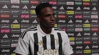 Lucumí: "sono arrivato nella squadra più grande d'Italia". Prima intervista da giocatore della Juve