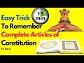 Complete Articles of the Constitution  Tricks to Remember