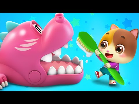 はみがきのうた | 子供の歌メドレー | 子どもの歌 | 童謡 | ネコネコファミリー | MeowMi Family Show