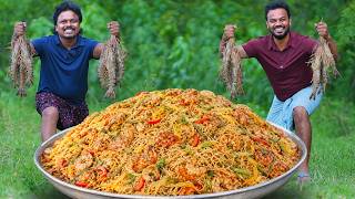 Chilli Garlic Shrimp Noodles | Spicy Garlic Noodles with Shrimp | Chilli Garlic Prawn Noodles