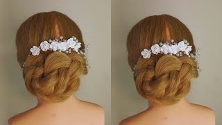 PEINADO ELEGANTE FACIL Y RAPIDO PARA NOVIA