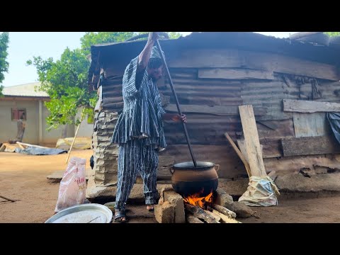 Village Cooking with Father Ankrah (Palm kernel Oil)