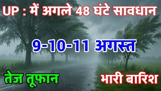 आज का उत्तर प्रदेश मौसम विभाग  uttar Pradesh weather report 9 August 2025 lucknow weather today