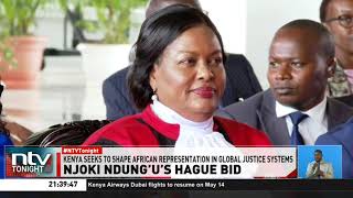 YouTube video thumbnail: Kenya Launches ICC Campaign for Justice Njoki Ndung’u, Led by Ruto