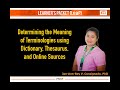 Understanding Language and Word Usage