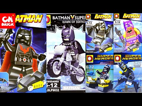 Lego Batman Minifigures Collection Unoffical Lego  Vol1