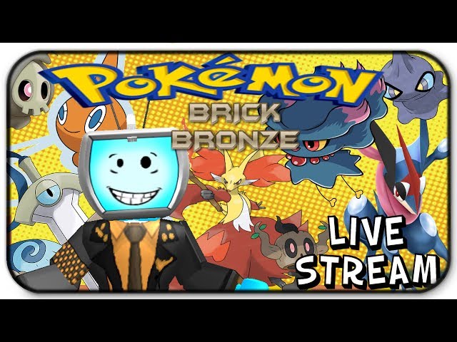 Roblox Live - Pokemon Brick Bronze - Trying to Beat the Last few Gyms