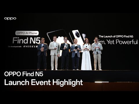 OPPO Find N5 | Launch Event Highlight