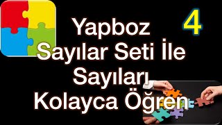 Yeni yapboz sayılar seti ile sayıları öğreniyorum. Bir sayısını öğretiyorum. Yeni versiyon.