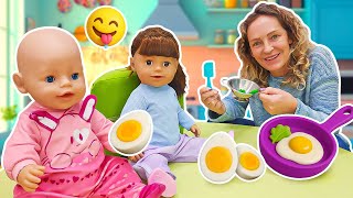 🍽️ Leckeres Essen für Baby Born. Was kocht Nicole heute für die Puppen? 👶🧁