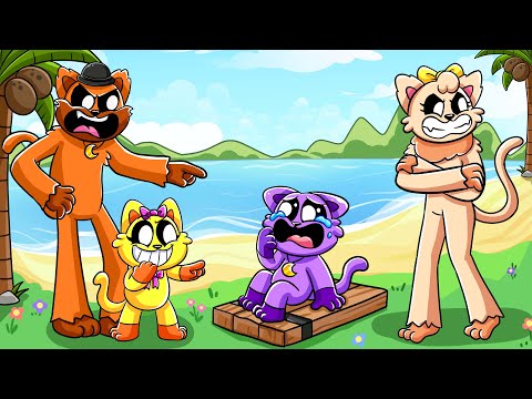 CATNAP: ABANDONED on An Strainded Island!(Cartoon Animation) // Poppy Playtime Animation