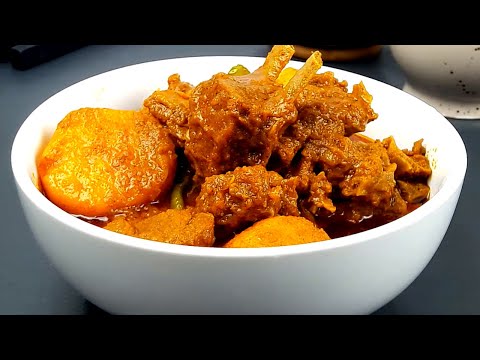 ঝটপট আলু দিয়ে খাসির মাংসের পাতলা ঝোল | Tasty Mutton Curry Recipe | Mutton Curry