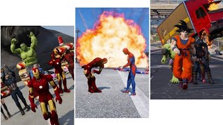 GTA 5 SUPERHEROES GAME ANIMATION COMPILATION Ep. 01