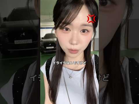 韓国の車についてる青いスポンジの正体⁉️#韓国 #韓国文化