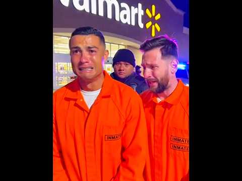 INVADIMOS O WALMART… DEU MUITO ERRADO ☠️ #cr7 #messi #shorts