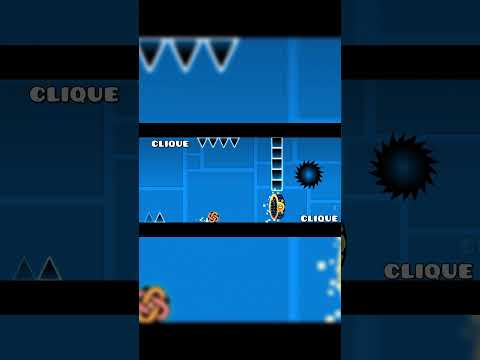VOCÊ CONSEGUE PASSAR DESSE TUTORIAL DE GEOMETRY DASH? #shorts #geometrydash #gd #games